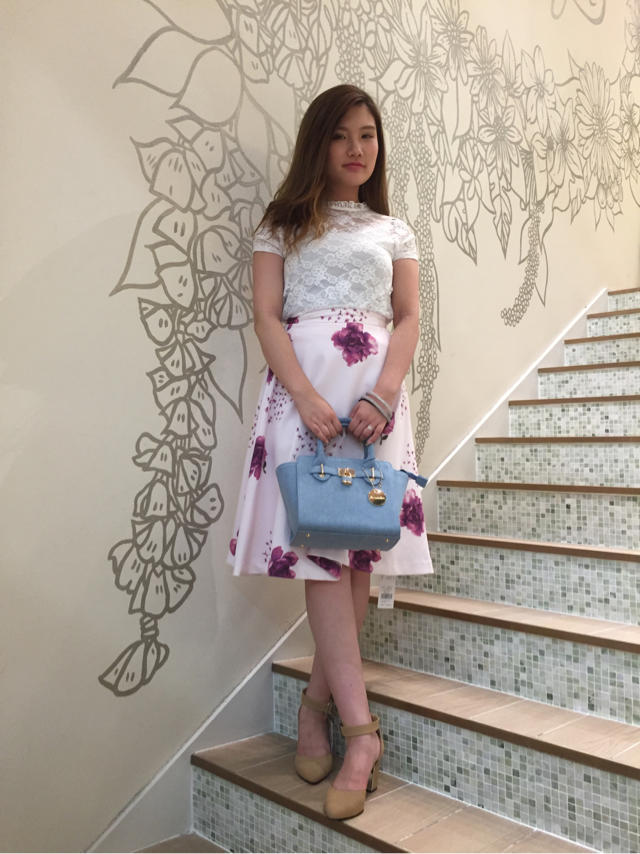 新作レーストップス×花柄スカートの着回しCODE♡♡
