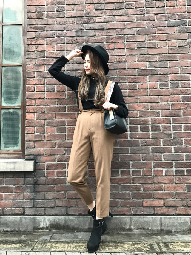 【casual✩】サス付きタックパンツ♡マニッシュコーデ♡私のX'mas♡ナナ