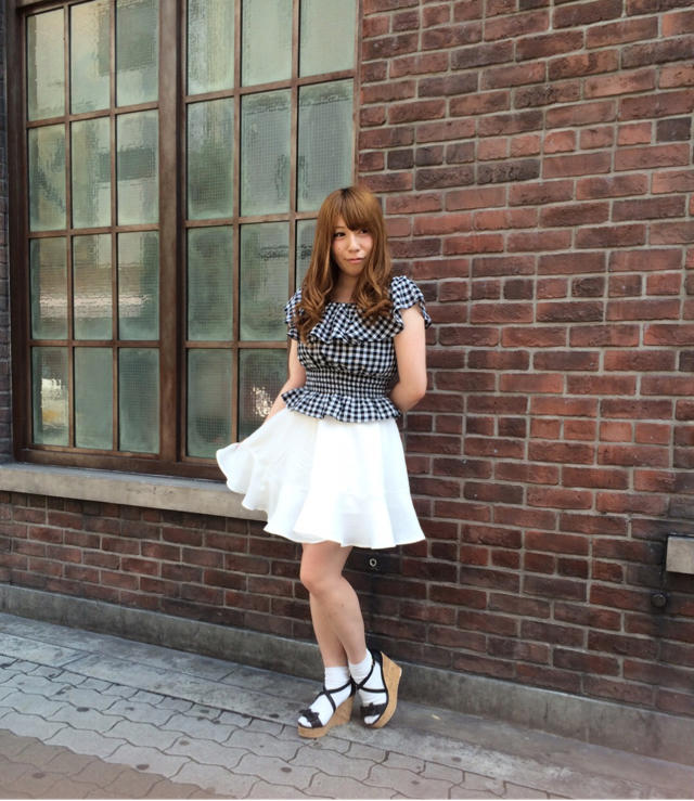 心斎橋筋店♡gingham checkが可愛いgirly code⑅