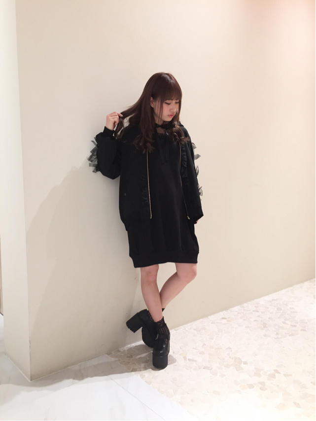All Black ♡Casual Style！