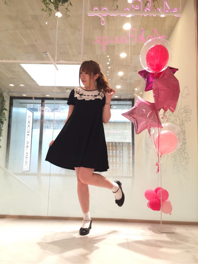 心斎橋筋店♡フリリーなセーラーカラーOP ୨୧*˚