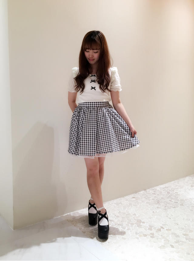 ivory × black でまとめたgirly code…♪