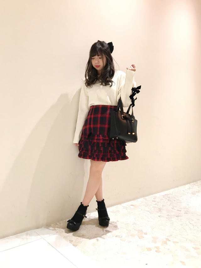 チェック柄がポイント！girly coordinate♡♡