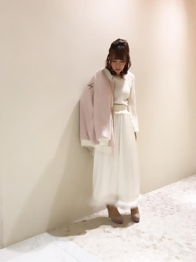 Ank パンツスタイルのアウターにはコレ♡トータルcoordinat！
