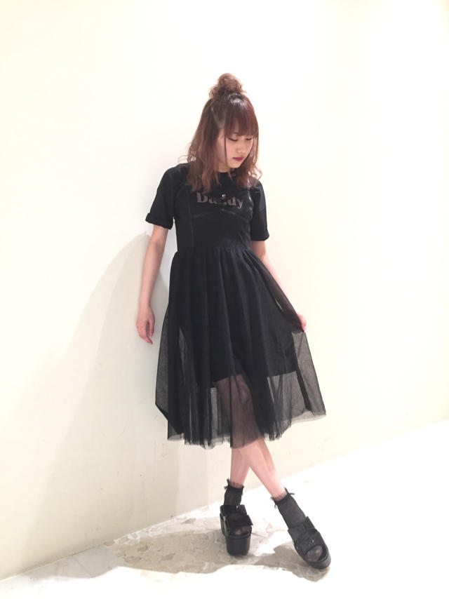 透け感がpoint♡black coordinate！