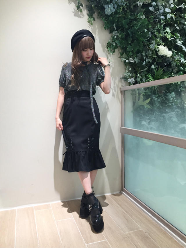 ラメがpoint♡black coordinate