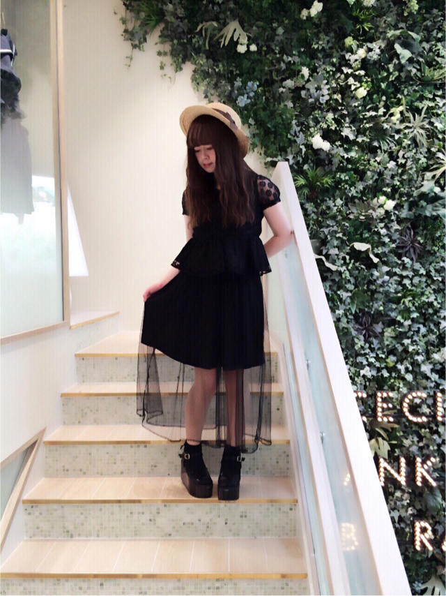 心斎橋筋店 ♡ 透け感たっぷりのSKを使ったLARME風code ⋈*｡ﾟ