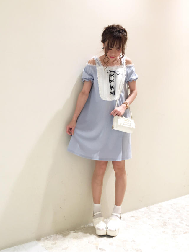 春コーデにホワイト×ブルーでプチプラ爽やかcoordinate♡