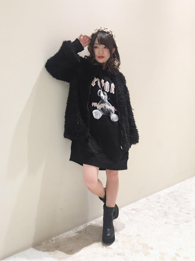 ピアスBearがポイントのコーデ* ੈ✩‧₊˚
