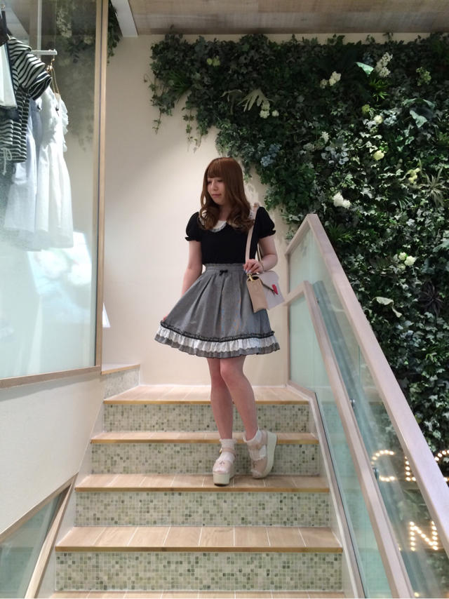 心斎橋路面店♡black × pink coordinate ⑅
