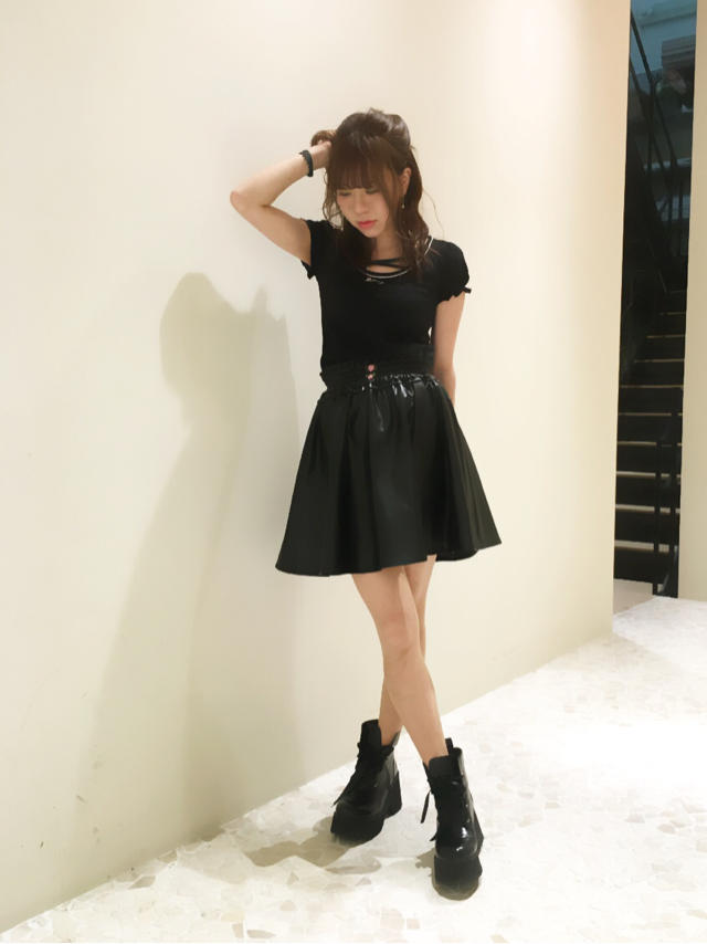All Black コーデ