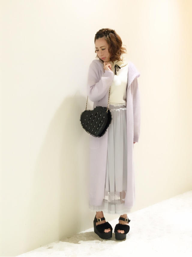 ゆるふわ♡blue×pupleでアンニュイパンツcode...♡