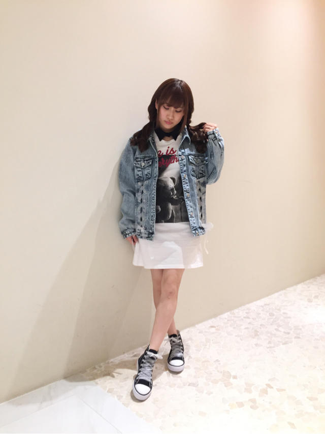 襟がポイント♡カットワンピース！