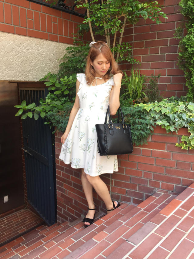 大人可愛い♡マーガレット柄