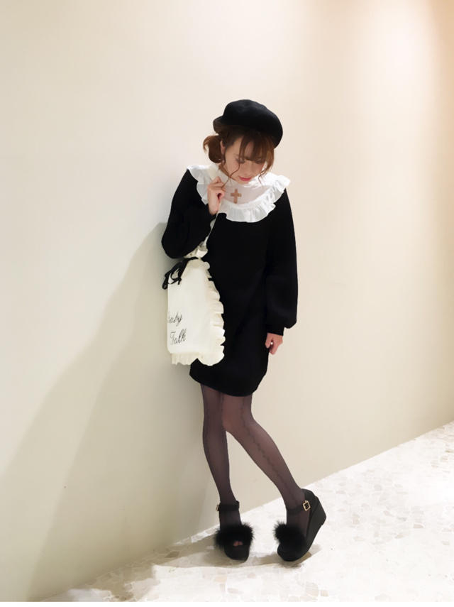 Black大好きさんに♡オススメ！ヨーク切替カットワンピース♡