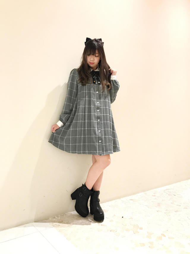 リボンが変えられる♡シャツワンピ！