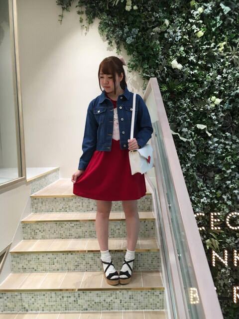 心斎橋路面店♡プチプラワンピースでコーディネート⋈♡*｡ﾟ
