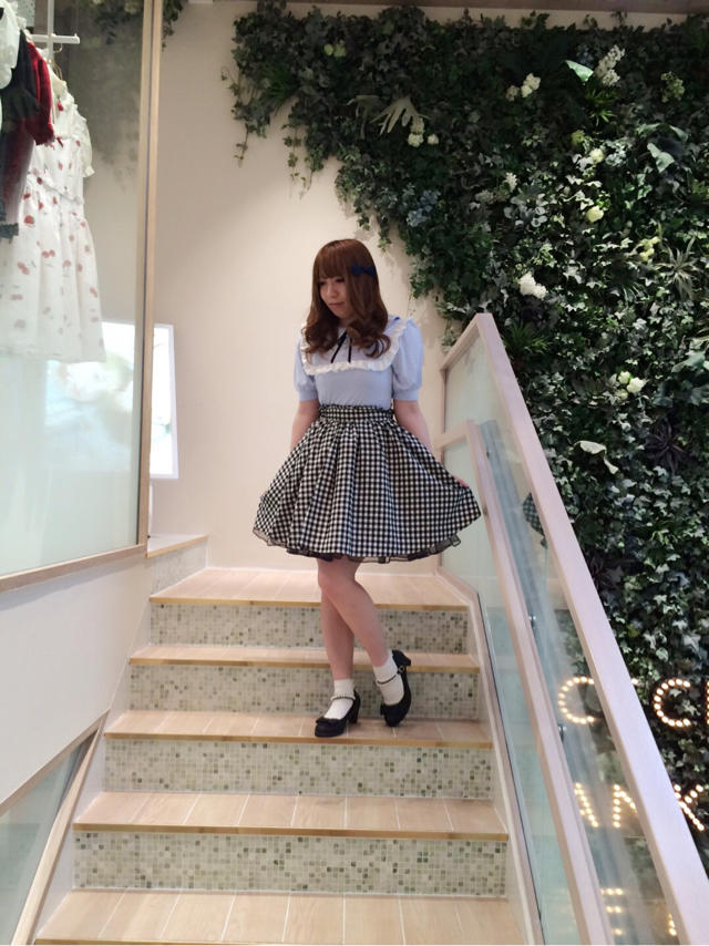 心斎橋路面店♡blue×black coordinate ୨୧*˚