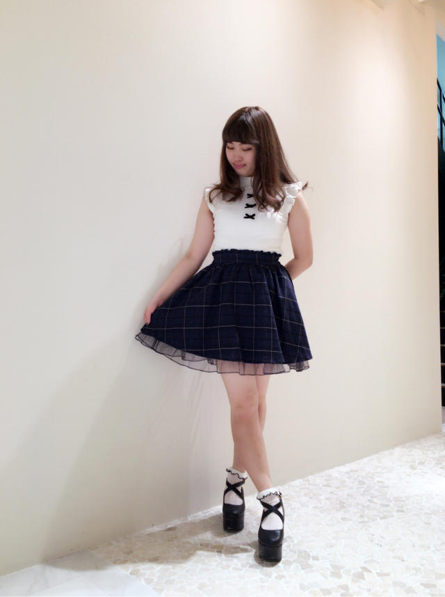 ivory × navy classical girly code…♪