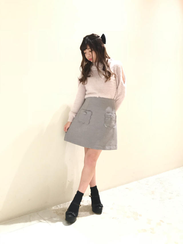 Pink × Gray♡大人可愛いコーデ！