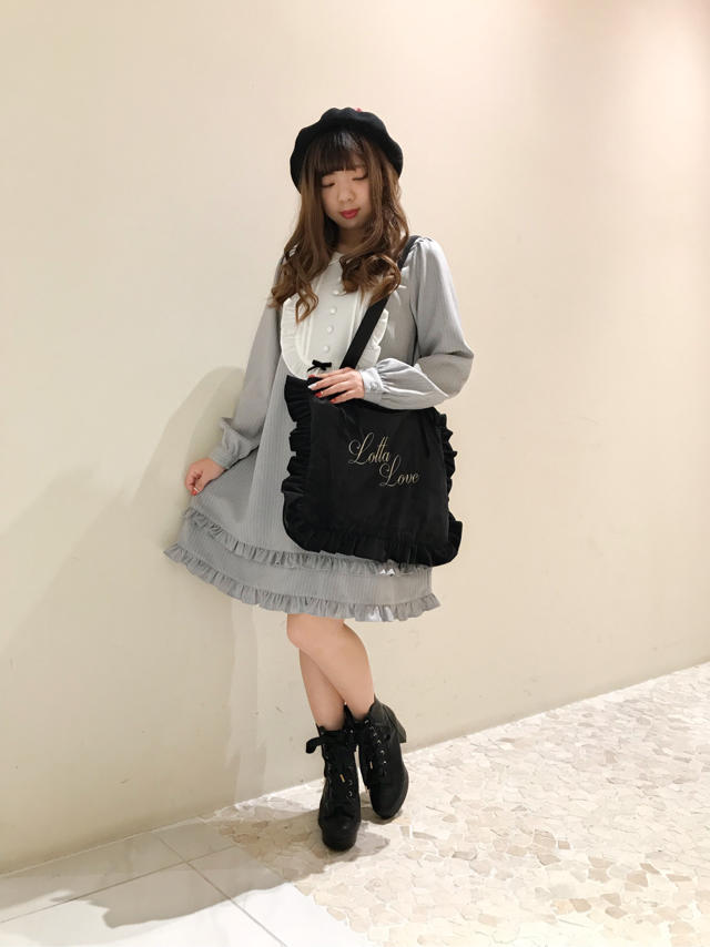 ヨーク切り替えが可愛い♡ワンピコーデ！