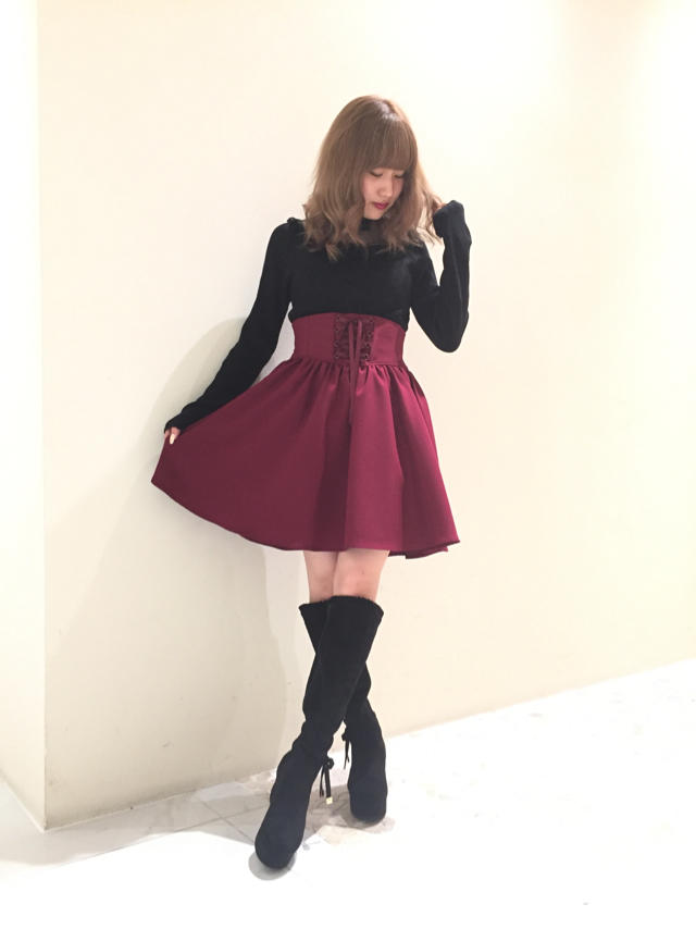 Black × Red ♡ オススメcoordinate！