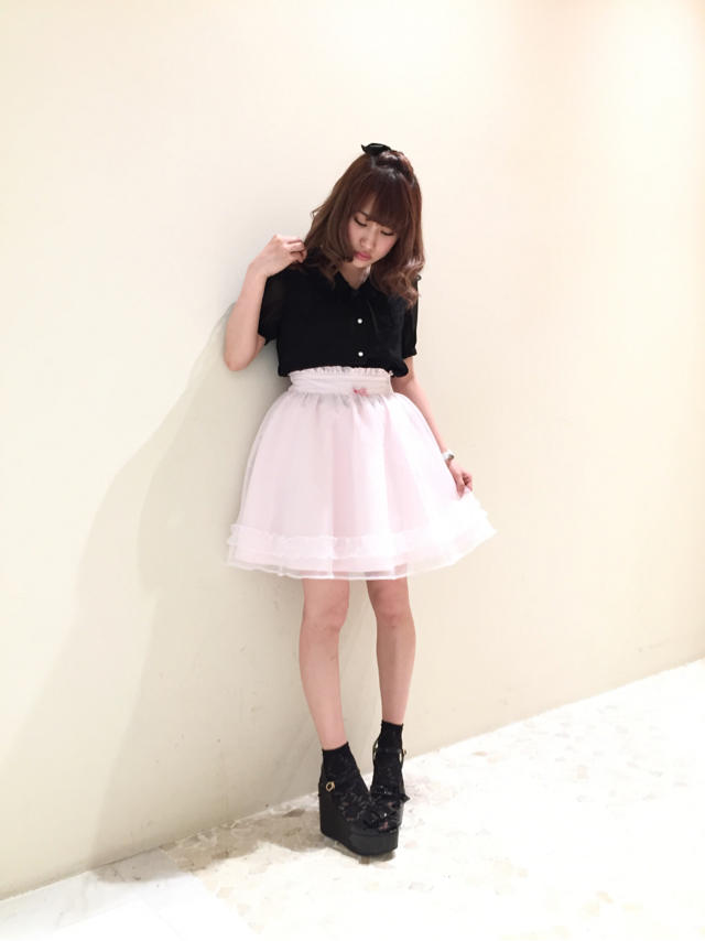 レースカラー♡girly coordinate！
