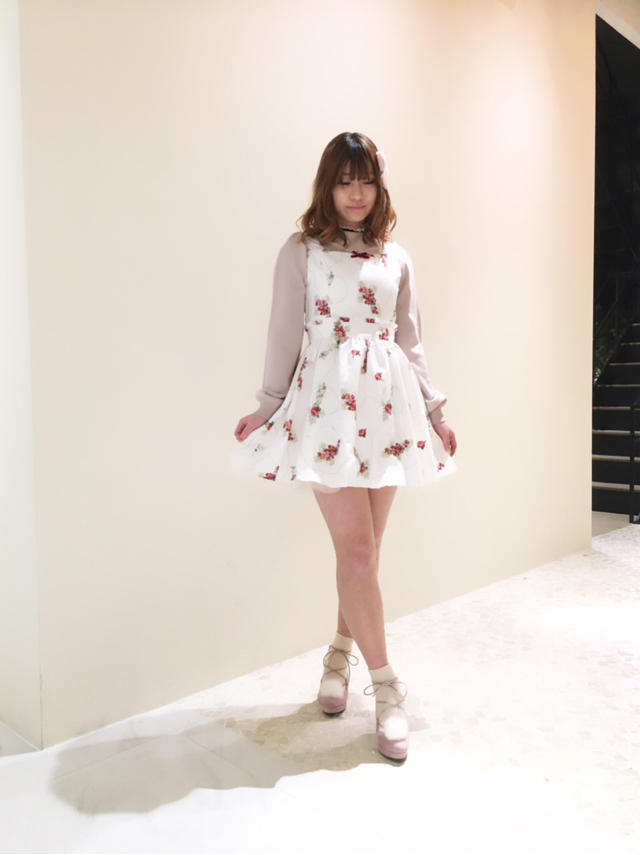プチプラ♡オリジナルクロス×バラ柄のガーリーcoordinate ♡