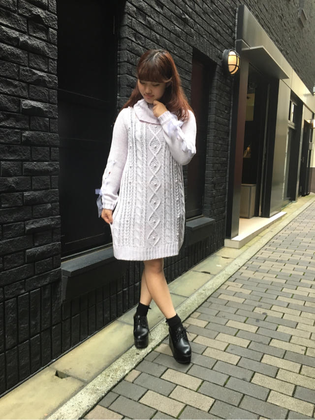 大人girlyなニットワンピcode…♪