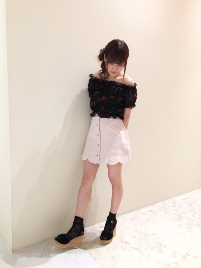 ハートロゴギンガムチェリー♡