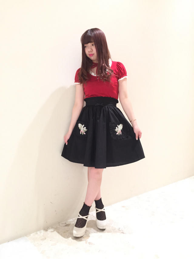 Red×Black♡girly coordinate