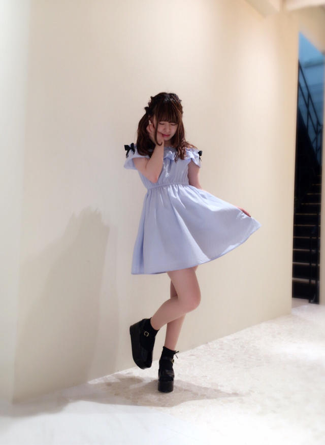 ice blue & off shoulder ＝ これからの季節ぴったりの１枚♡