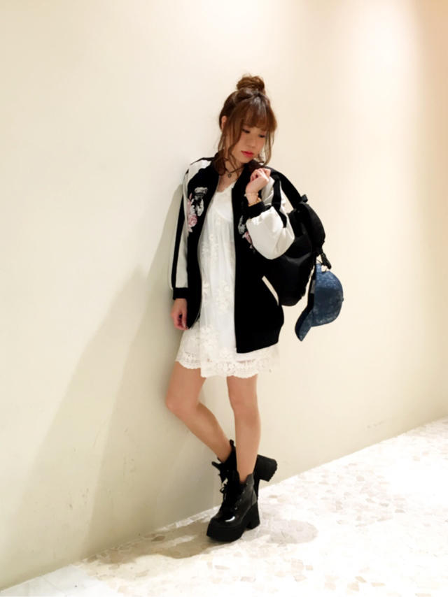 着まわしcoordinate ♡可愛いワンピースもcoolにカジュアルダウン！