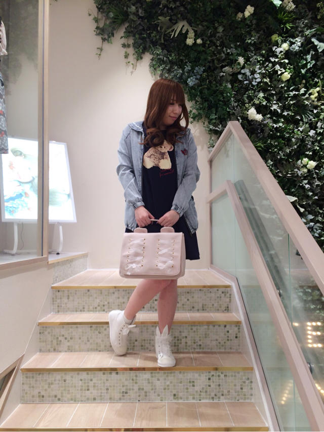 心斎橋路面店♡bearプリントOP ʚ  ɞ