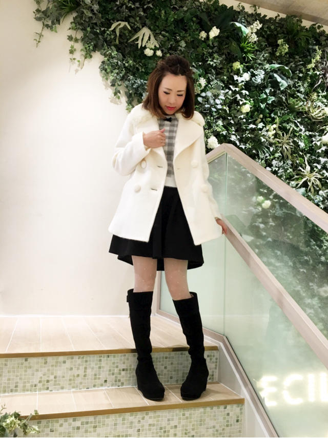 冬到来っ！！フワモコかわいい×あったかいお出かけcodinate ♡