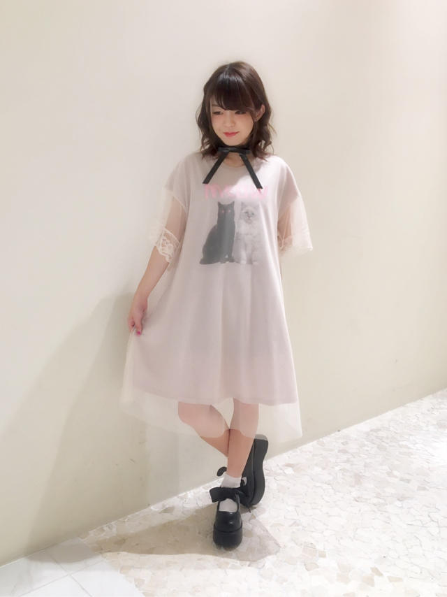 CatRockプリントがポイントコーデ* ੈ✩‧₊˚
