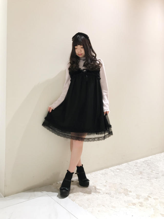 Pink × Black ♡ 大人可愛いコーデ！