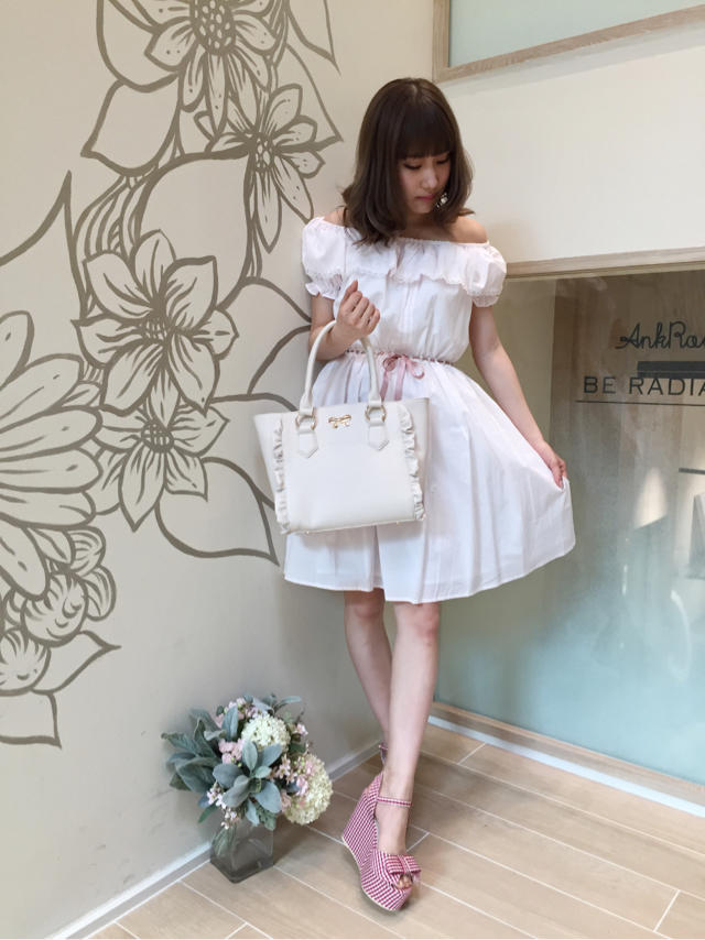 オフショルワンピ♡