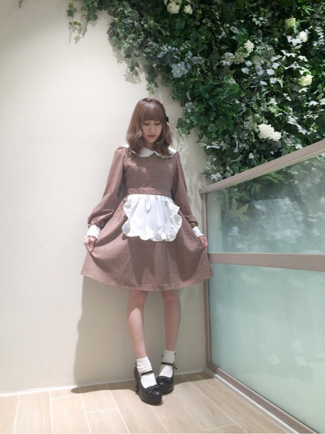 エプロン風♡ワンピース