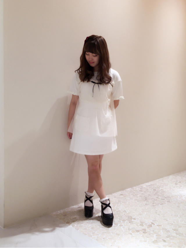  異素材MIXでかわいいwhite code…♪
