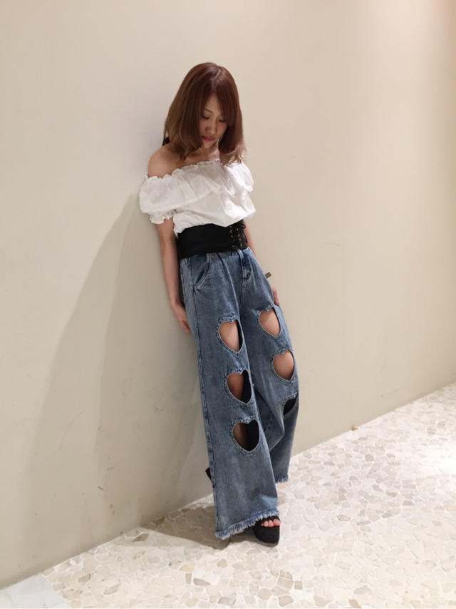 ハートくり抜きがpoint♡ 