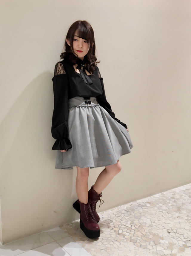 透け感が可愛いブラウスコーデ* ੈ✩‧₊˚