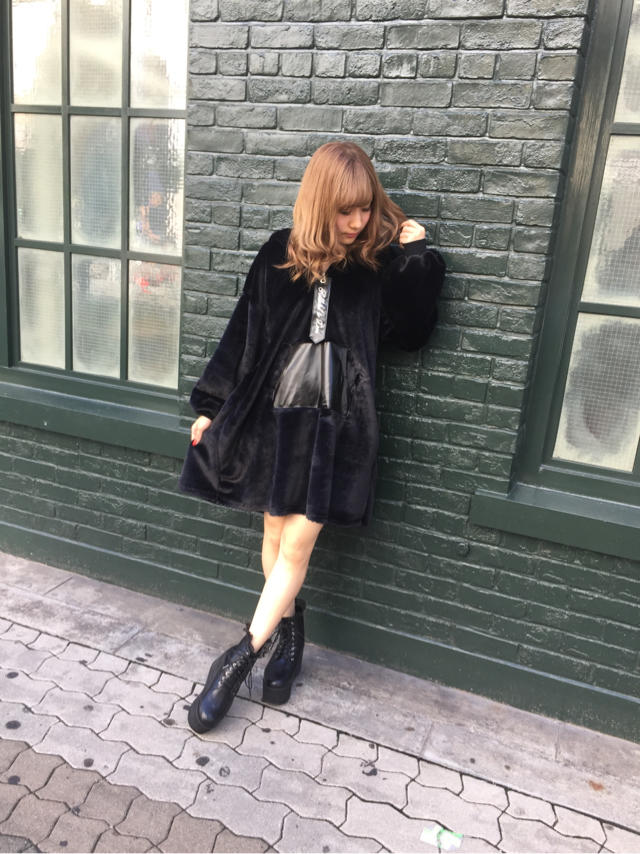ふわふわ♡フェイクファーパーカーOP！
