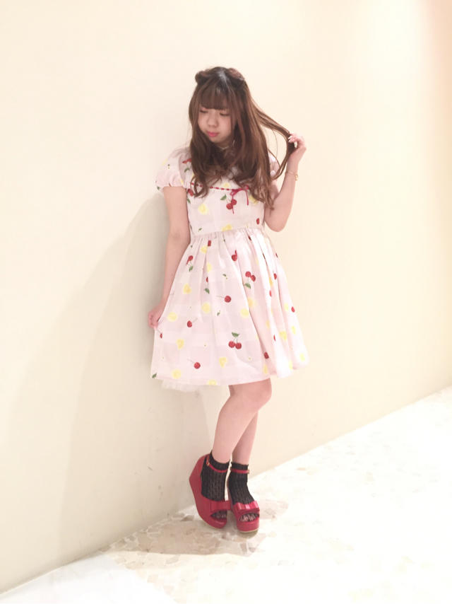 Lacy Lemon Series♡girly one piece