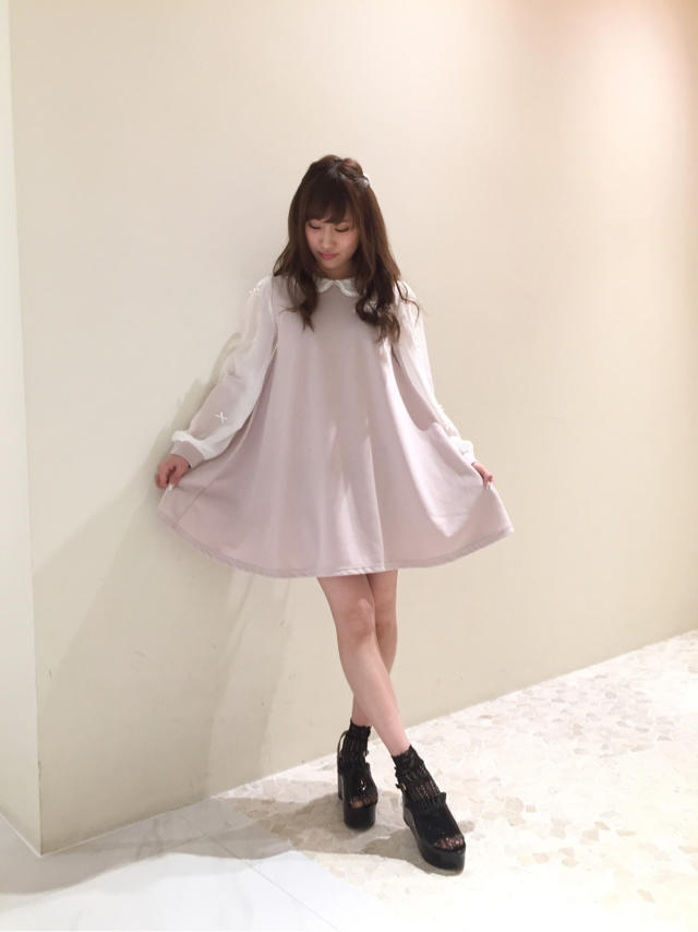 １枚で可愛い♡Aラインone-piece！