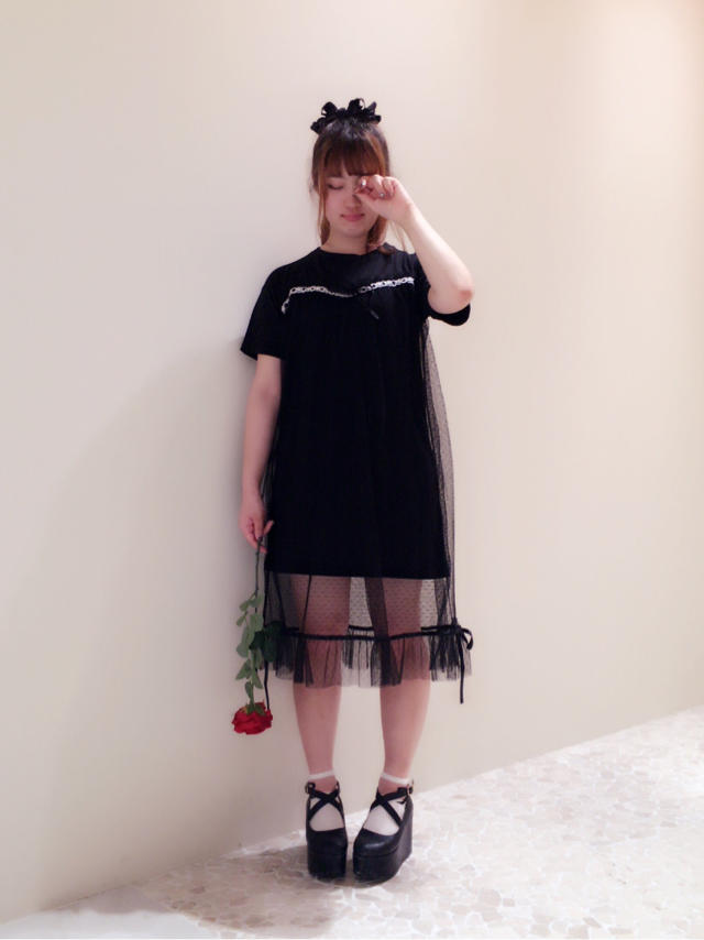 ほどよい透け感がpoint୨୧  大人気ワンピcode…♪