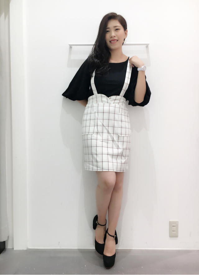 ゆりちゃんイチオシ♡新作スカートのご紹介&offショット♡ちーちゃん