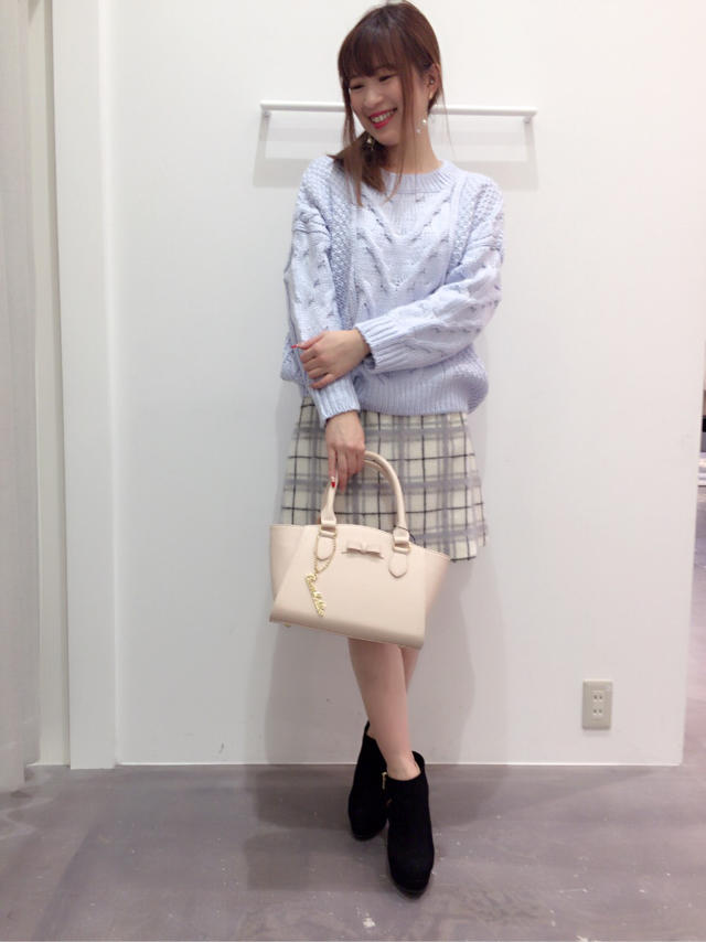 【new arrival】ケーブルニット♡スタッフoff shot♡まみたす