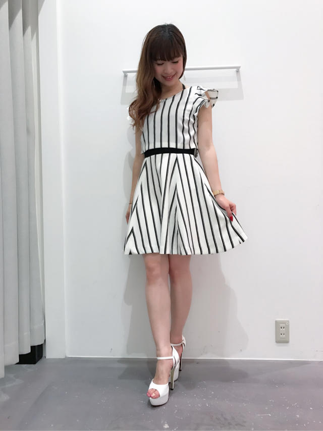 セシル定番の大人気デザイン♡レース切替ワンピース♡キスマイLIVE♡まみたす