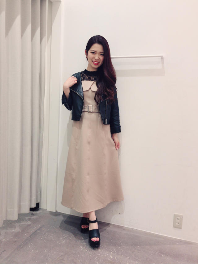NEW店頭コーデ❤️美シルエットロングワンピ❤️ゆうき